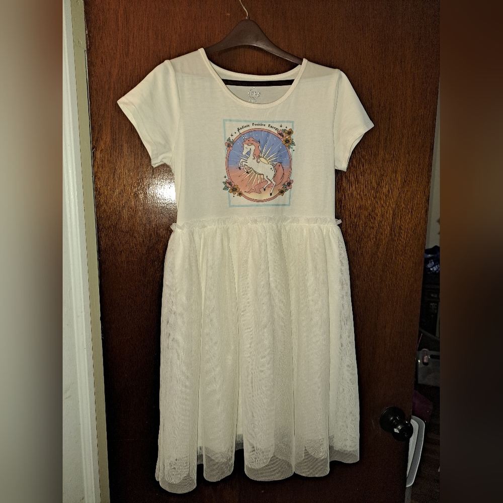 Beige sz 10/12 and 14 Wonder Nation Dresses like new.